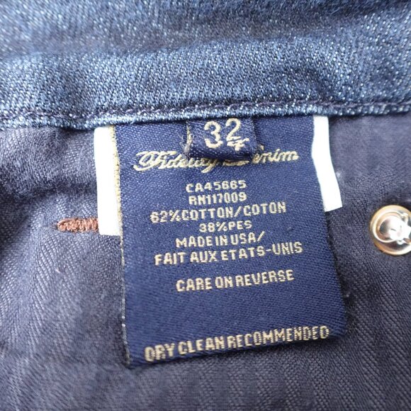 Fidelity Denim Skip Low Rise Flare Jeans Women's 32 (34x31) Made in USA - Picture 7 of 14